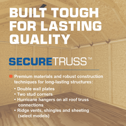 BestBarns Single Car Wooden Garage Kit – 24×24 ft