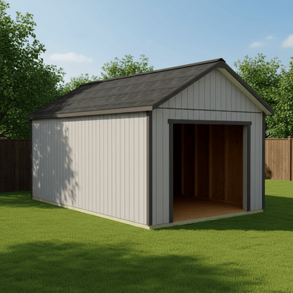 BestBarns Single Car Wooden Garage Kit – 24×24 ft