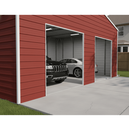 Double Car Wooden Garage Kit – 24×24 ft