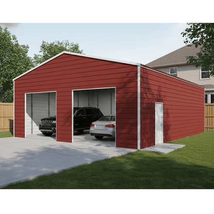 Double Car Wooden Garage Kit – 24×24 ft