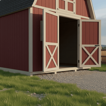 BestBarns Single Car Wooden Garage Kit – 12×16 ft