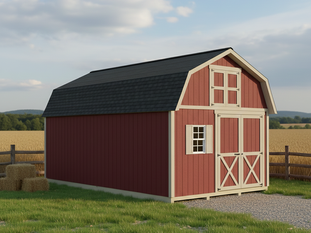 BestBarns Single Car Wooden Garage Kit – 12×16 ft