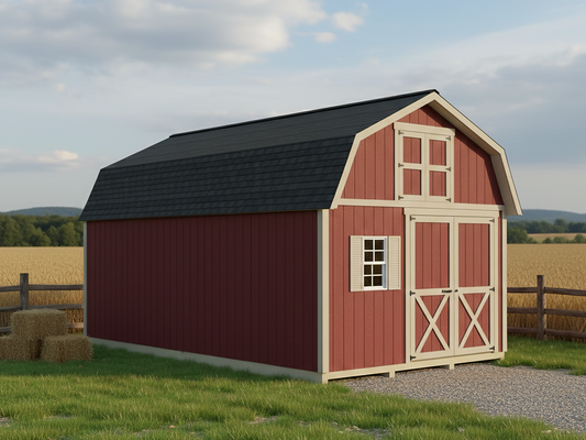 BestBarns Single Car Wooden Garage Kit – 12×16 ft